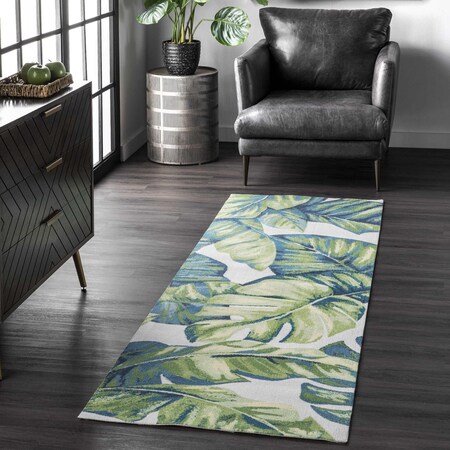 Nuloom Lisa Floral Indoor/Outdoor Area Rug 2ft 6in x 8ft HJOA04A-2608